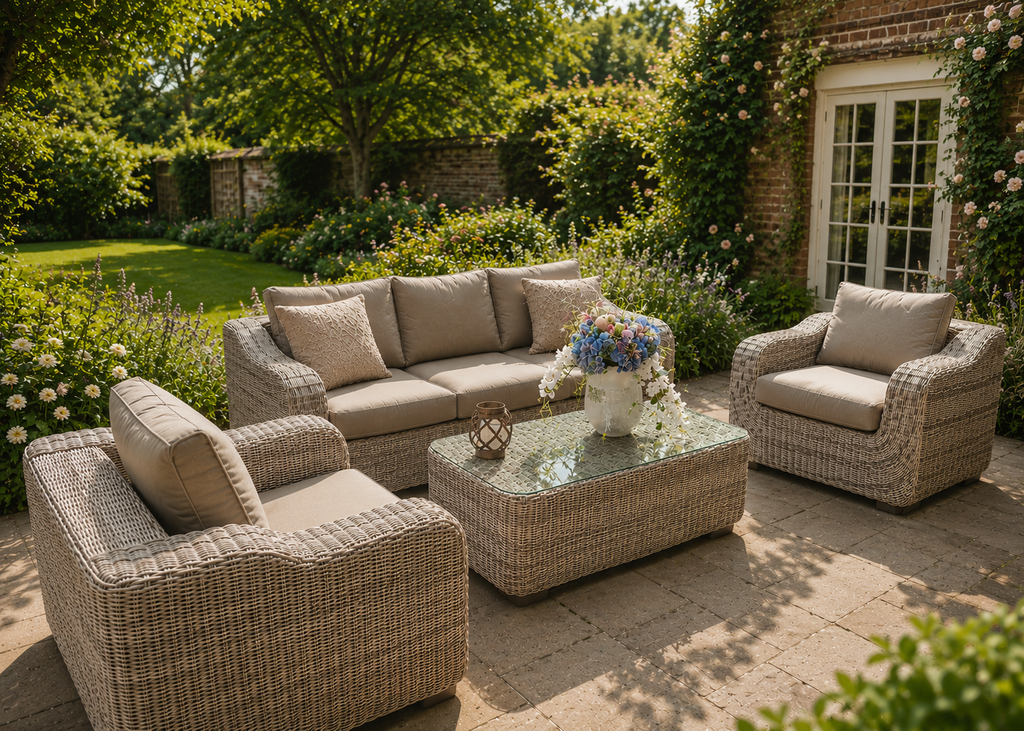 Luxury Outdoor Rattan Sofa Set