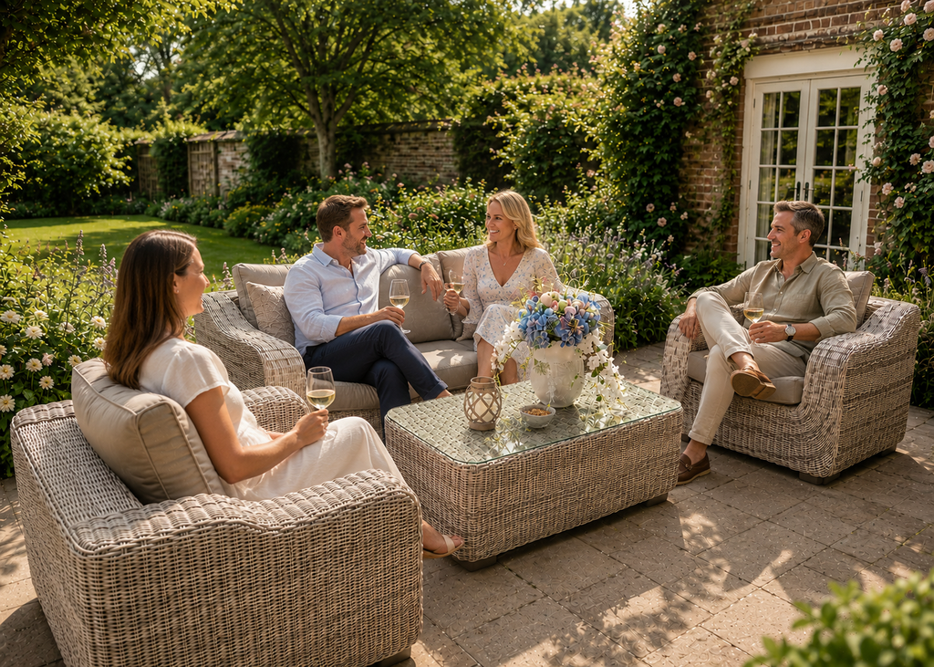 Luxury Outdoor Rattan Sofa Set