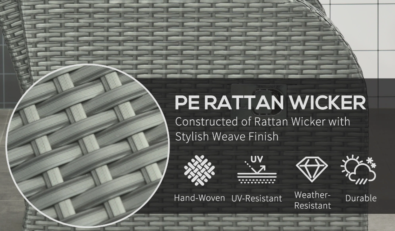 PE rattan wicker furniture